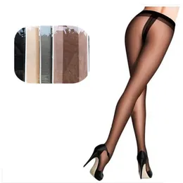 Women Socks Seamless Sexy Lingerie Slim Ladies Female Hosiery Silk Tights Transparent Women's Summer Thin Breathable Pantyhoses Black