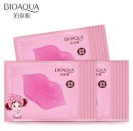 BIOAQUA Crystal Collagen Facial Lip Mask Moisture Essence Lip Care Pads Patch Pad Gel6307074