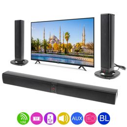 Speakers Wireless Bluetooth Speaker Home Theater Stereo Surround Multifunctional Subwoofer Support TV/Computer Foldable Split Soundbar