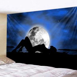 Tapestries Star City Star Space tapestry hanging cheap big star Tapestry Wall bedroom beach home decoration