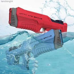 Sand Play Water Fun Fully automatic water spray continuous firing large electric water gun water fight tool high-pressure water gun water sucti