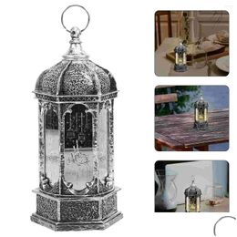 Candle Holders Ramadan Lanterns Diwali Decorations Chandelier Ornament Ornaments Creative Lamp Decorate Drop Delivery Dhokh