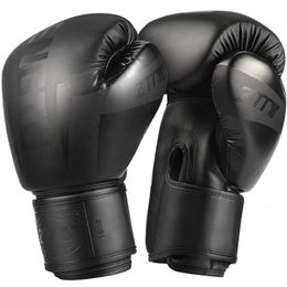 ZTTY Kick Boxing Gloves for Men Women PU Karate Muay Thai Guantes De Boxeo Free Fight MMA Sanda Training Adults Kids Equipment240115