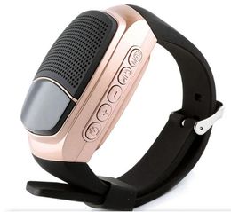 Speakers Bluetooth Speaker Sport Smart Watch B90 Handsfree Call TF Card FM Radio Selftimer Wireless Time Display for Running