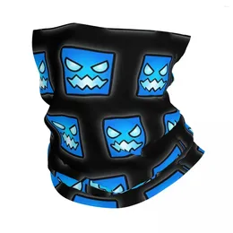 Scarves Angry Geometry Motocross Bandana Neck Gaiter Printed Dash Game Face Scarf Multifunctional Headwear Cycling Unisex Adult