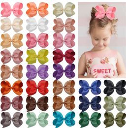 30 Pcs 6 Inch Hair Bows for Girls Big Grosgrain Girls 6 Hair Bows Alligator Clips For Teens Kids Toddlers 240116