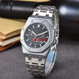 147 Watch Quartz Designer A P Watches Stainless Steel Business Wristwatch Men Fashion Wristband Montre De Luxe Bracele Gift watches high quality