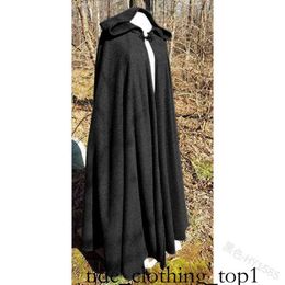 Blondewig Hoodie Anime Women Mediaeval Cloak Hooded Coat Vintage Gothic Cape Solid Coat Long Trench Halloween Cosplay Come Overcoat Women Theme Tasty Piglet 10