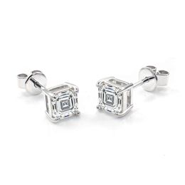 Light Gemstones Ear Ring Jewellery 5Mm Diamond Moissanite Earrings Sterling Sier