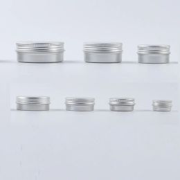 wholesale Metal Aluminium Bottle Tins Lip Balm Containers 5ml 10ml 15ml 20ml 30ml 40ml 50ml 60ml 80ml Empty Jars Screw Top Tin Cans ZZ