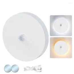 Night Lights Motion Activated Light Magnetic Dimmable Closet Adjustable Brightness Wall For Bathroom