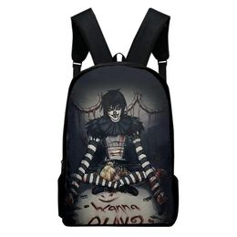Bags Creepypasta Merch Backpack School Bag Adult Kids Bags Unisex Backpack 2023 Casual Style Daypack