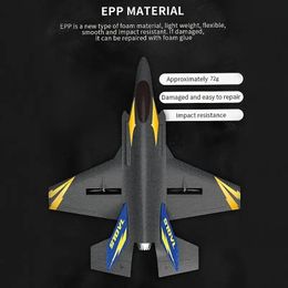 Beginner F35 Remote Control Aircraft Child Fighter Model Glider Foam Adult Drone Helicopter Toy Bomber Boy Fixed Wing Model