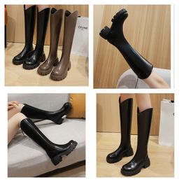 Boots Elastic Women's Sock High Heels Shoes Printed Letters Sexy Leather Multicolor Autumn and W 73