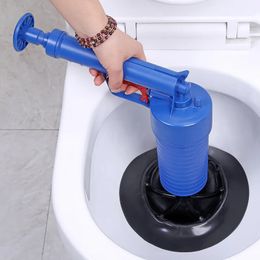 Air Power Drain Blaster Gun Highpressure Manual Sink Plunger Opener Bathroom Toilets Closestool Pipe Dredging Clean Pump Tools 240116