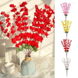 Decorative Flowers Fake Artificial Stems For Decoration Wedding Party Supplies Table Centerpieces Home Realistic Floral Ornaments