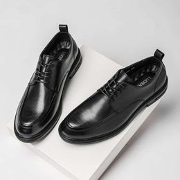 Black Italian Fashion Business Oxford Casual for Lace Up Handmade Soft Leather Men Driving Shoes Plus Size 45