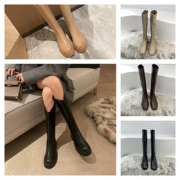 High Designer Quality Women Men Real Leather Half Classic Style Shoes Winter Fall Snow Nylon Canvas Ankle Boot Lace Up Boots 61284 s