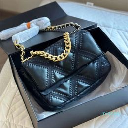 Designer Bag Shoulder Chain Clutch Flap Totes Bags Wallet Check Velour Thread Purse Solid Waist Square Stripes Women Handbag