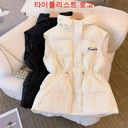 Brand Titlesit Hooded Golf Jacket Vest for Womens Winter Wear Women Coats Windbreaker Sweatsuit Down Cotton 240116