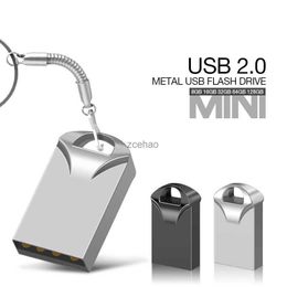 USB Flash Drives Mini Metal Usb Flash Drive USB 2.0 Pen Drive 64gb 128gb 256gb Flash memory card USB Stick Pendrive 8gb 16gb 32gb memory Stick