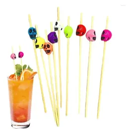 Forks Cocktail Picks Stick Fruit Portable Toothpicks Party Supplies Skewers Decorative