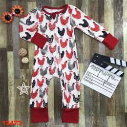 Bamboo Fiber Baby Zippered Romper Printed Baby Boy Girl Clothes born Bodysuit Baby Onesie Bamboo Baby Clothing 240116