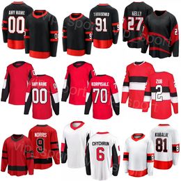 Custom Hockey 2 Artem Zub Jerseys Youth Women Men 91 Vladimir Tarasenko 70 Joonas Korpisalo 6 Jakob Chychrun 9 Josh Norris 81 Dominik Kubalik 27 Parker Kelly Stitched