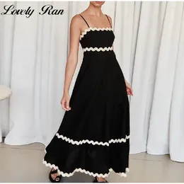 Casual Dresses Stripe Slip Dress Women Sexy Sleveless Backless Long Female 2024 Spring Summer Fashion High Waist Ladies Vestidos