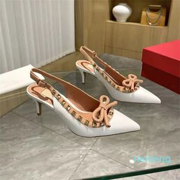 2024 Classics Luxury Sandals Designer shoes Fashion Slides high heels Leather Women Shoes Sandal