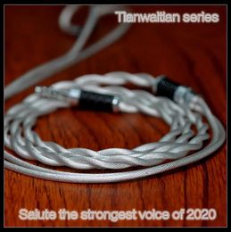 Accessories Tianwaitian series earphone upgrade cable gold silver palladium copper advanced element hybrid cable