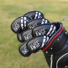 Golf Iron Covers Golf Club Head Of Various Colors And Styles Golf Club Iron Sleeve Cap Shark Number Pattern Embroidery High Quality Can 3981