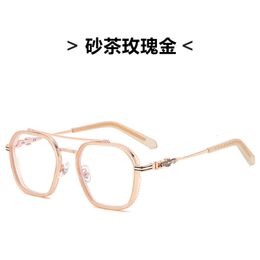 2024 Luxury Designer CH Sunglasses for Men Women Chromes Glasses Frames New Spectacle Sword Metal Heart Eyeglass Frame Man Unisex High Quality Eyewear 3QDW