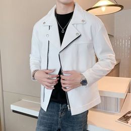 Coat men's autumn and winter Korean version trendy street handsome suit jacket cardigan