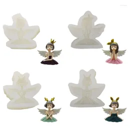Baking Moulds Wing Angel Princess Cake Mould Fondant Food Grade Silicone Mould Tools Sugar Chocolate