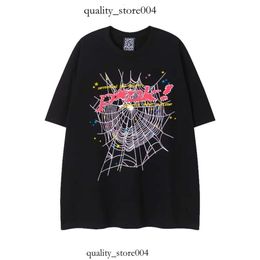 Sp5dert Shirt Spider 555 Foam Men Women Pure Cotton T Shirts Street Pop Fashion Short Sleeve Multiple Colors USA Size S-Xl 978