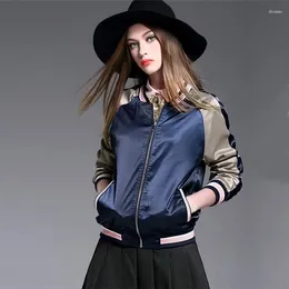 Women's Jackets 2024 Fashion Chinese Style Jacket Spring And Autumn Short China-Chic Patchwork Embroidered Baseball