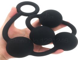Silicone Super Long Big Anal Beads Huge Butt Plug Dilatador Anal Balls Expander Anal Plug Vaginal Dilator Sex Toys For Women Men Y8967316