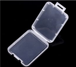 Protection Case Card Container Memory Card Boxes CF Cards Tool Plastic Transparent Storage Box Mini CF Card Easy To Carry Box DH9855 LL