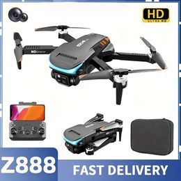 Z888 Aerial Drone With HD Dual Camera,Brushless Motor,Obstacle Avoidance,RC Helicopter Professional Foldable Quadcopter Toy