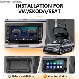 New Stereo Receiver 2Din Android 10 For VW/Volkswagen/Golf/Passat/Skoda/Octavia/Polo/Seat Car Multimedia Player GPS Radio No DVD