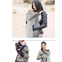 Blankets C9GB Baby Carrier Windproof Backpack Blanket Cloak Winter Cover Warm Wrap Sling