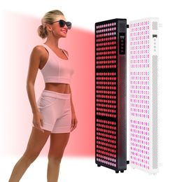 Facial Light Therapy Full Body Smart Digital Display Design 190mw/cm2 630nm 660nm 830nm 850nm Infrared Device PDT Machine LED Red Light Therapy Panel