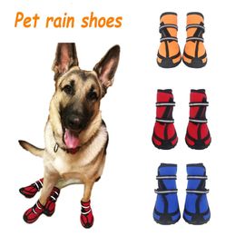 Cotton Non Slip Dog Pet Shoes Waterproof Rain Boots Teddy chihuahua Gold Hair Medium and Large Feet Covers Soft Sole 240117