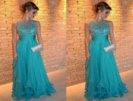 Sequined Top Mother of the Bride Dresses 2021 vestido de festa Chiffon Formal Pageant Evening Dress Evening Wedding Party Dress3062135