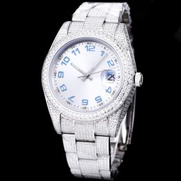 Diamond Watch Designer Watches Men Automatic Mechanical Movement Waterproof Bracelet Sapphire Business Stainless Steel 41mm Wristwatch Montre de Luxe