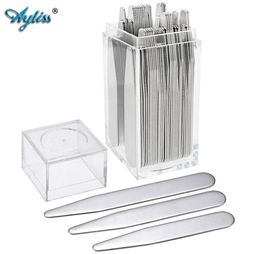 Ayliss Selling 22quot3quot High Quality Metal Collar Stays Shirt Bone Seners Inserts Fit For Man039s Shirts Fathe4190207