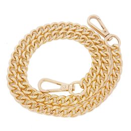 Long 120cm Metal Purse Chain Strap Handle Replacement For Handbag Shoulder Bag GOLD Color 240117