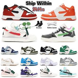 Big Size 36-45 Designer offswhite Out Office Sneakers offeswhite Shoes Mid top Sponge Low Top Leather Platform Trainers off Casual Sport Shoe White Sneaker Walking