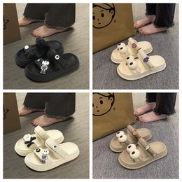 2024 New sandals soft Women Summer EVA Thick bottom anti slippers home furnishings Odorless feet outdoors indoors Two pronge slip on shoes EUR 35-40